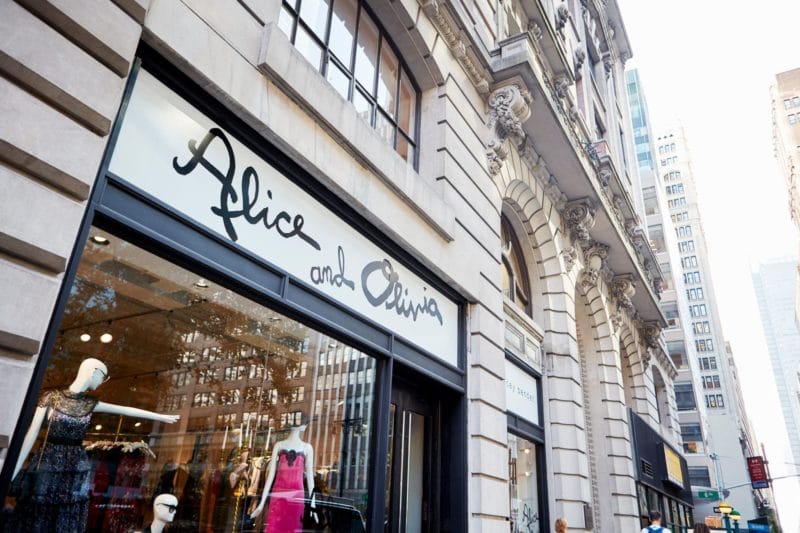 Alice + Olivia shopping in Midtown