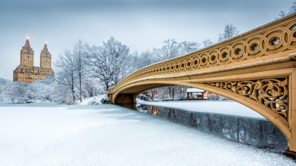 Bow Bridge in Central Park, NYC